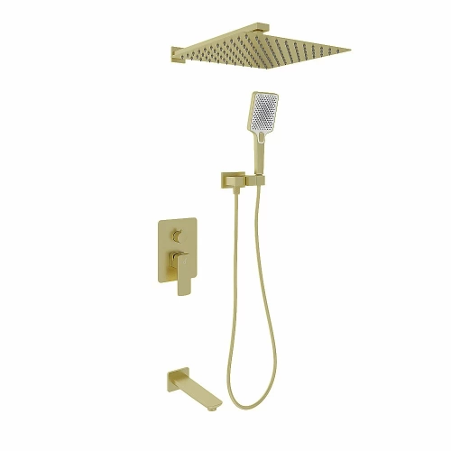 Душевая система Oliveeka D OL-939003-BG золото матовое