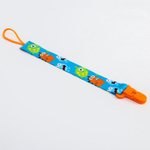 5421484 Держатель для соски - пустышки на ленте «Монстрики»