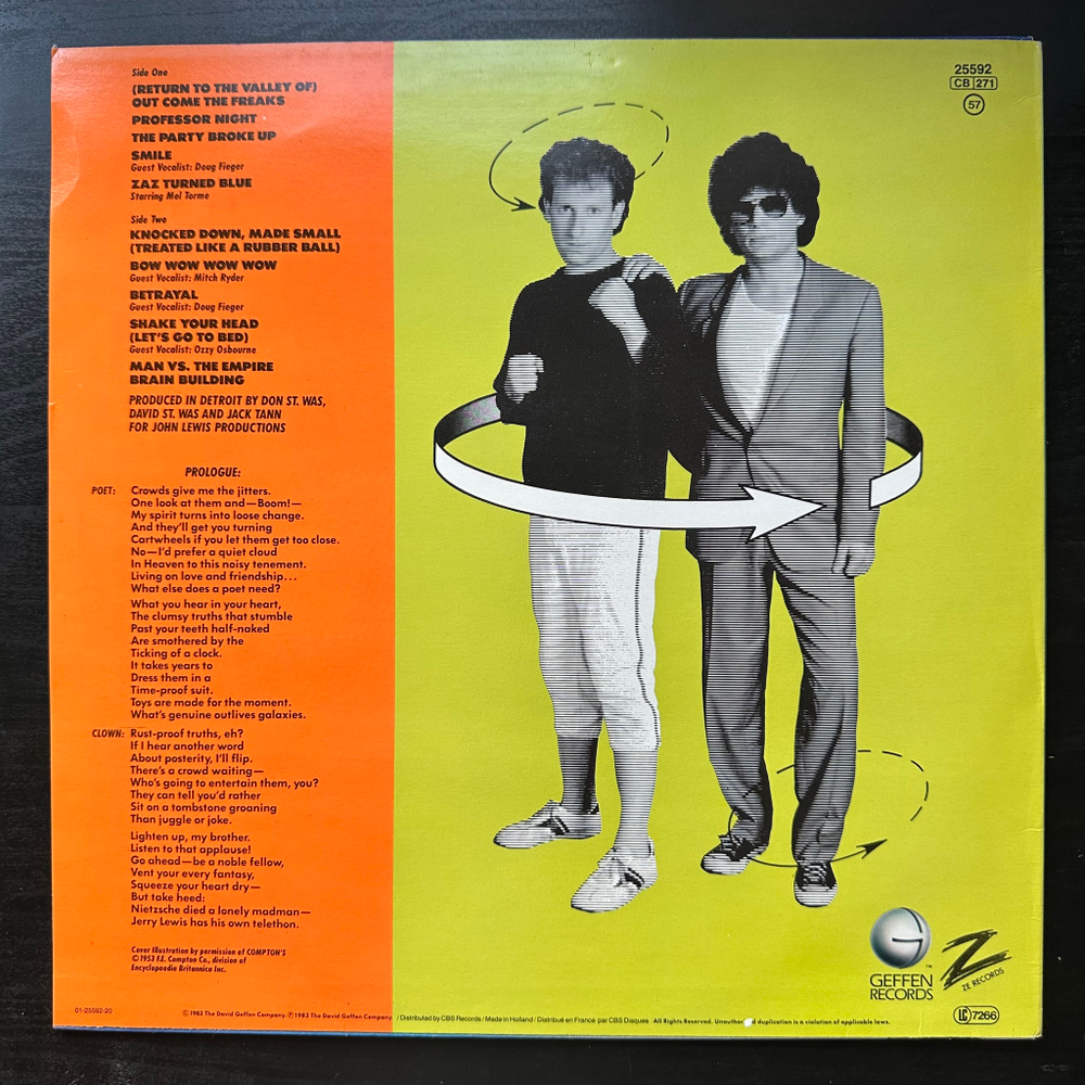 Was (Not Was) - Born To Laugh At Tornadoes (Голландия 1983г.)