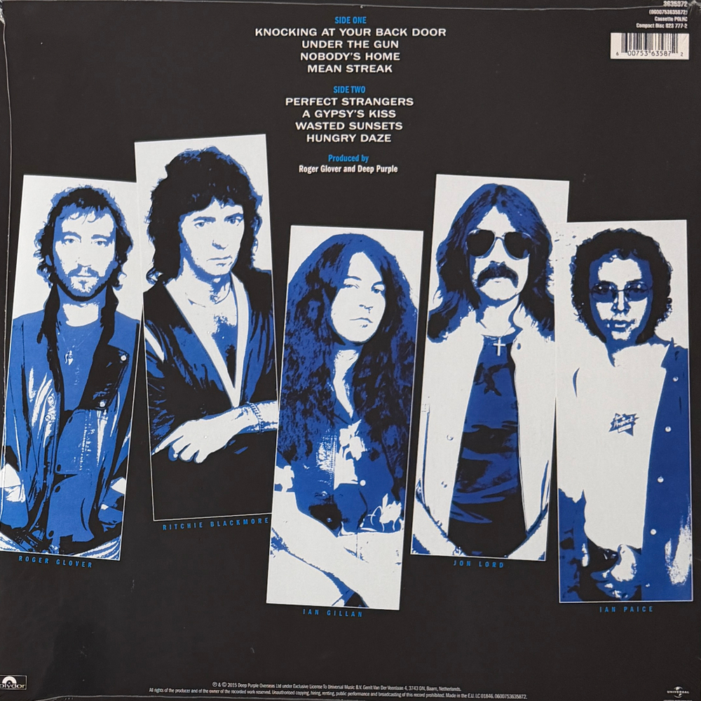 Виниловая пластинка Deep Purple ‎– Perfect Strangers LP