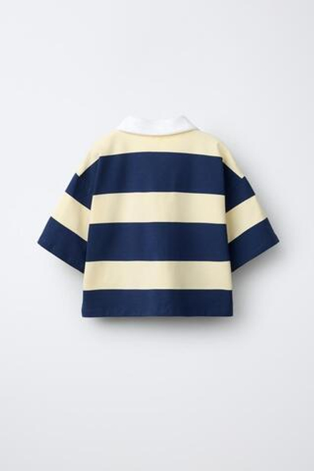 ZARA ФУТБОЛКА ПОЛО В ПОЛОСКУ, ПОЛОСКИ