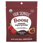Four Sigmatic, Boost, органический суперпорошок, без кофеина, малина и гранат, 140 г (4,94 унции)