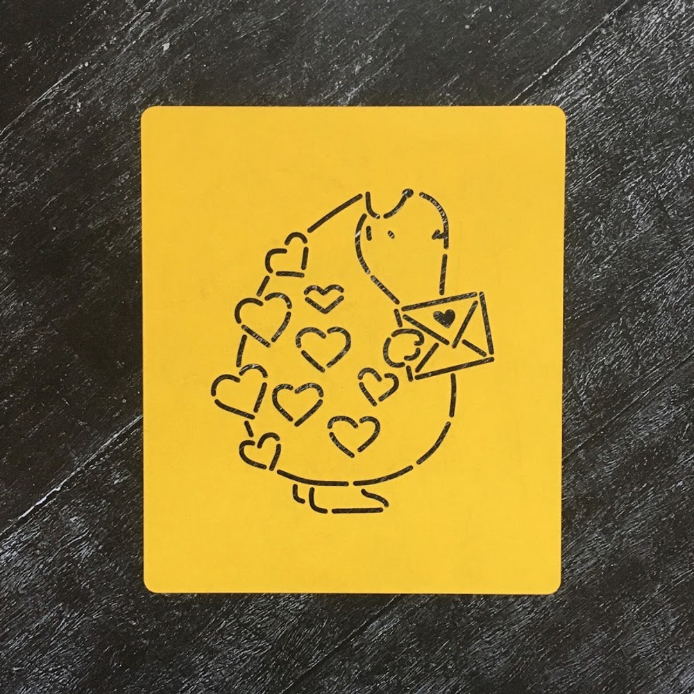 Ежик №1 с письмом