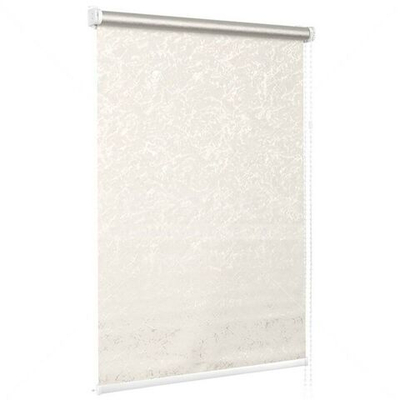 Рулонная штора Венеция, 170х81 см, шир.крепл. 85 см, бел, блэкаут, СРШ-01МП-79505