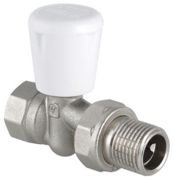 Клапан регулирующий Valtec 1/2" прямой ручной «мини» арт. VT.018.N.04 для радиаторов