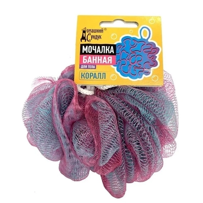 Мочалка банная КОРАЛЛ ДС-258 Домашний Сундук