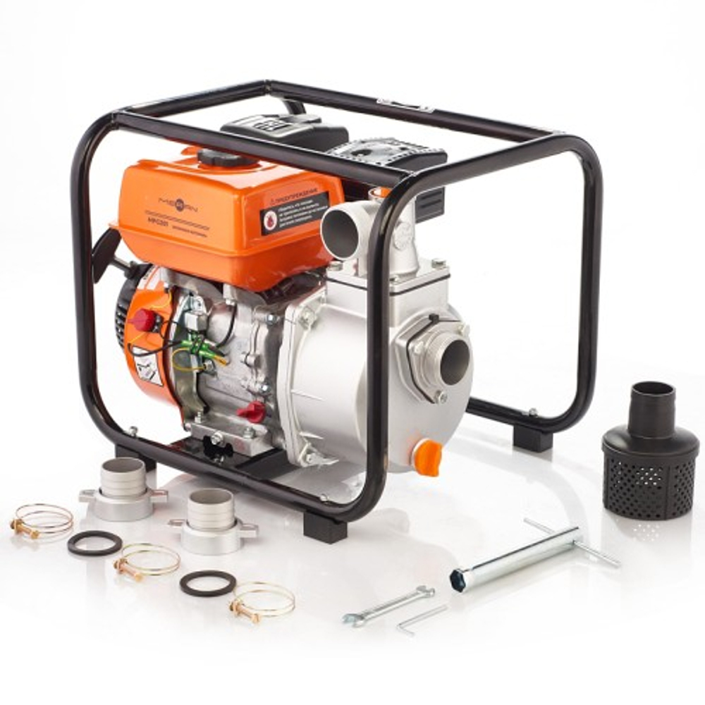 Мотопомпа бензиновая MERAN MPG201 для слабозагрязненной воды 100345493