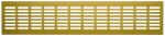 Решетка переточная алюминиевая с анодированным покрытием 480x100, Сhampagne 4810DP Al Сhampagne