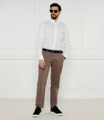 Льняная рубашка H-LIAM-BD-E-C1-243 BOSS BLACK - белый(50522592)