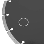 Диск алмазный SPARTA, 230 х 22,2 мм, отрезной сегментный, сухой рез, ширина алмазного слоя 7 мм, круг