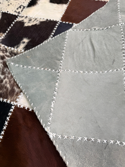 Ковер овальный натуральный Телячья шкура