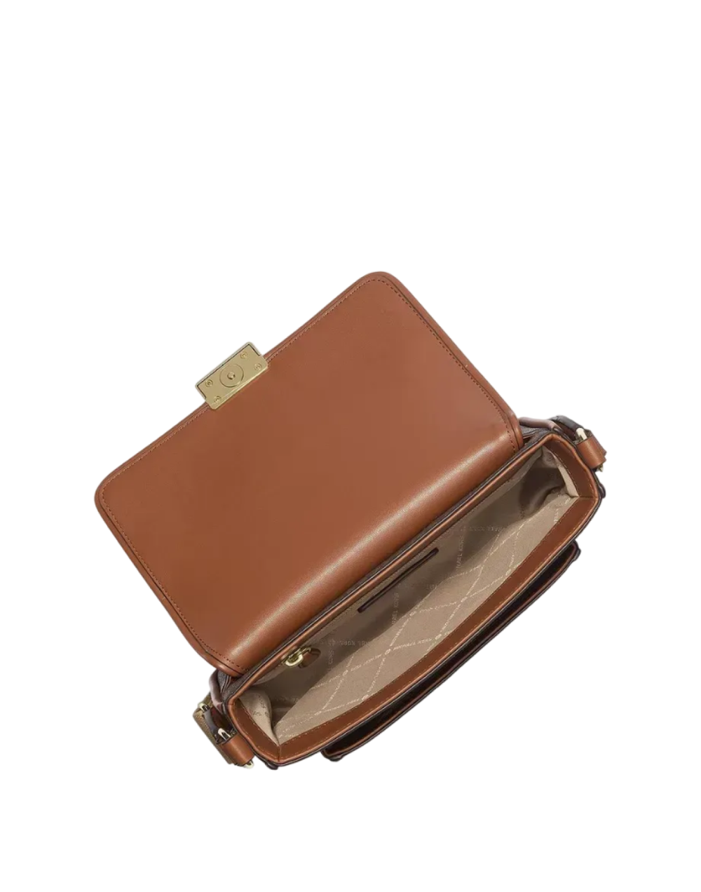 Кросс-боди Michael Kors Bradshaw Medium Signature Logo | Коричневый с песочным