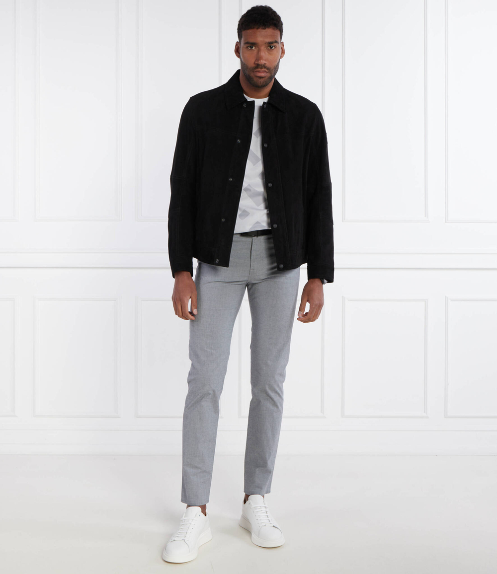 Кожаная куртка Jomister BOSS ORANGE - черный(50514542)