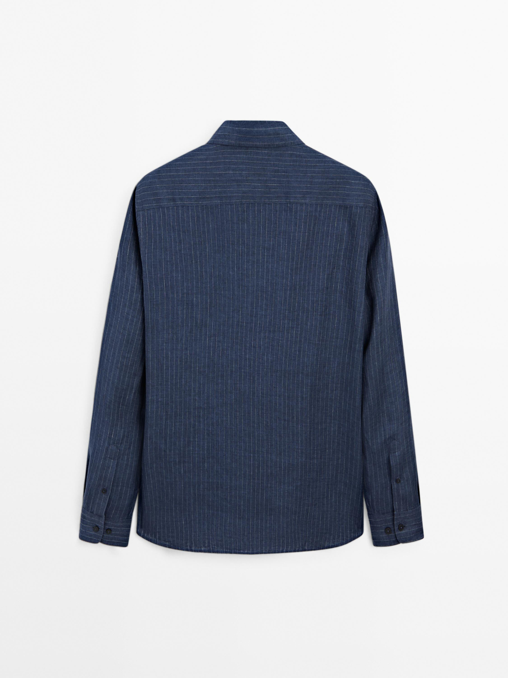 Massimo Dutti Рубашка прямого кроя, темно-синий