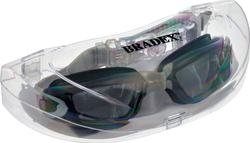 Очки для плавания, серия "Комфорт+", серые, цвет линзы - серый