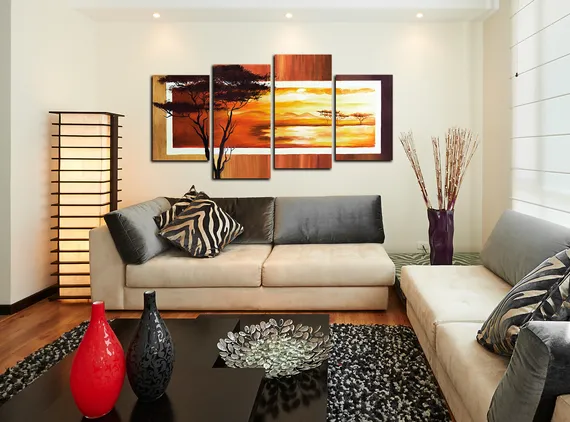 Модульная картина "Закат"