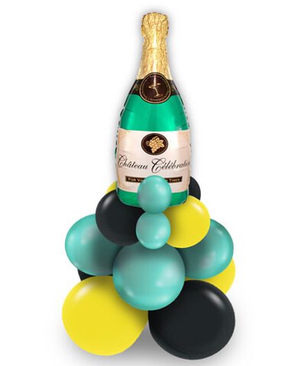 Стойка на шарах "Бутылка шампанского"