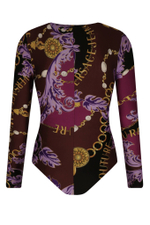 Боди Versace Jeans Couture - фиолетовый(75HAM221JS203)