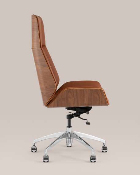 Кресло руководителя TopChairs Crown SN коричневый