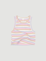 Майка-топ Mjölk Полоска розовая