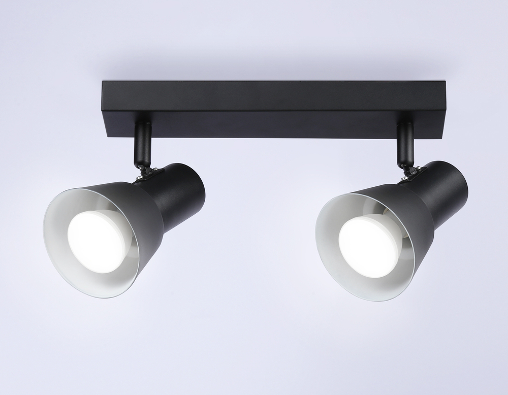Светильник накладной TA13117/2 BK/WH черный/белый GU10/2 max 12W 350*85*150