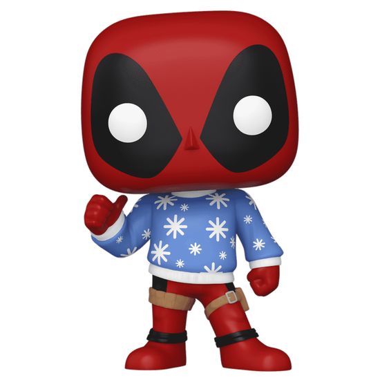 Фигурка Funko POP! Bobble Marvel Holiday Deadpool (Sweater) (1283) 72187 / Фигурка Фанко ПОП! по мотивам вселенной "Marvel", Дэдпул