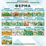 Комплект развивающий Ферма: Ягоды. Овощи. Фрукты 2153