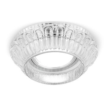Встраиваемый точечный светильник 1*Gu5.3 CR051 кристалл/хром Glass Gauss