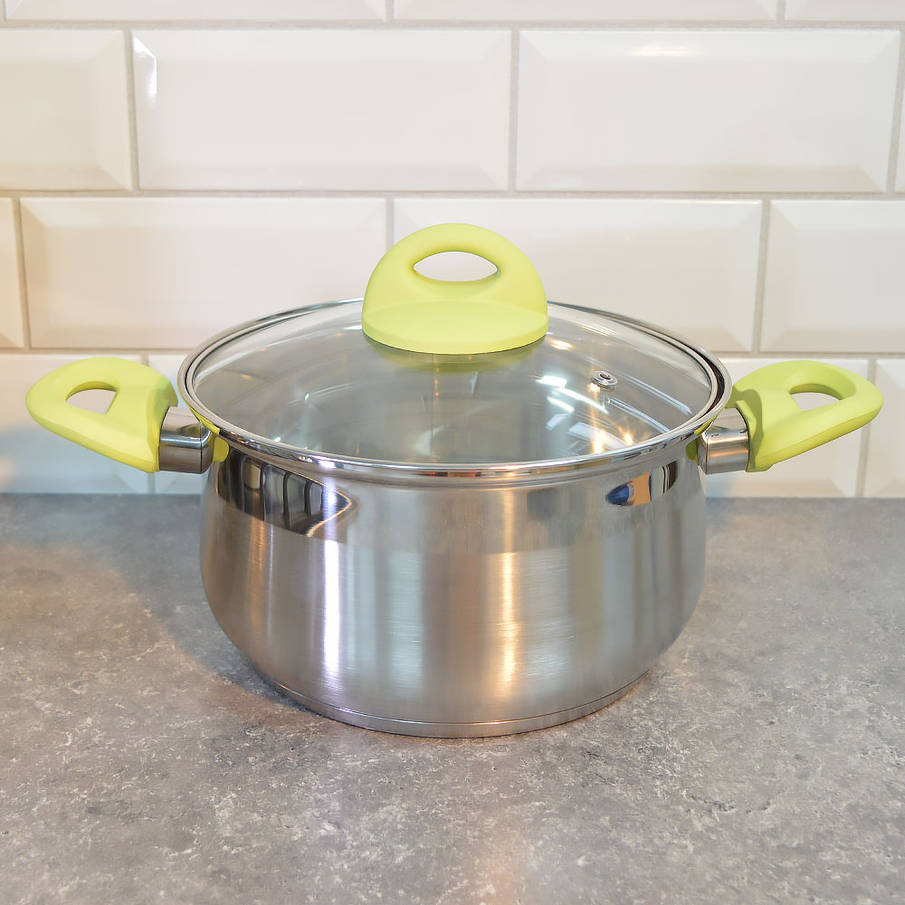 Набор кастрюль 2 предмета (3,5л, 6л) нерж "Glory"