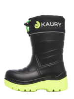 Сапоги детские из ЭВА, утепленные мехом Kaury "Каспер" 1337 У (Черно-зеленый)