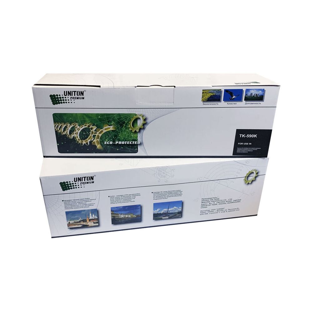 Тонер-картридж UNITON, аналог KYOCERA TK-590K для FS-C5250/2026/2526/2626 черный (7K)