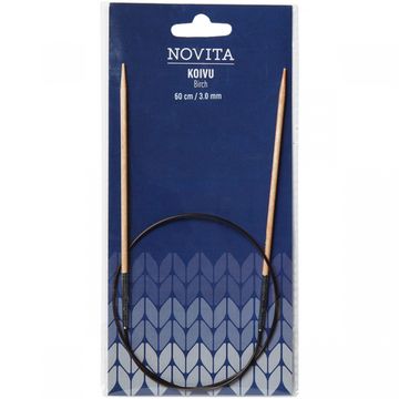 Спицы NOVITA круговые березовые на леске 60 см