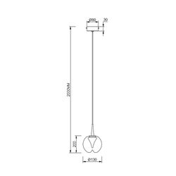9076 Подвесной светильник ANDROMEDA