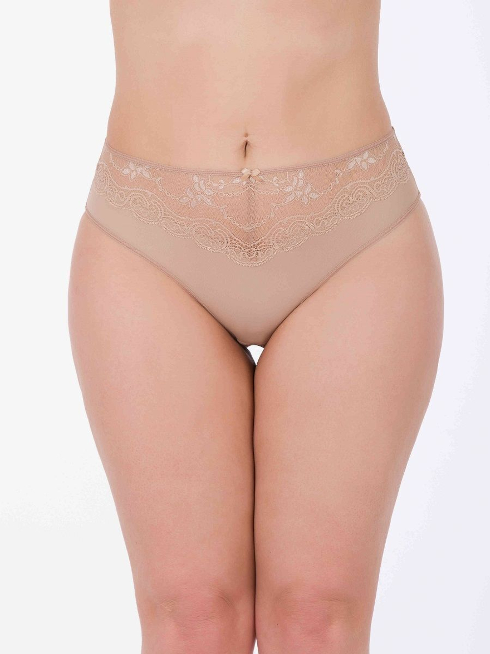 Трусики-слипы Snejanna с кружевом (Размер: 42) (Цвет: белый)