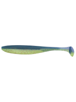 Приманка силиконовая Keitech Easy Shiner 4" PAL #01 Chartreuse Red Flake, 3 упаковки по 7 штук