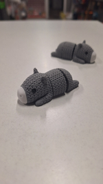 Подвижная 3D‑игрушка‑антистресс Вязаная капибара