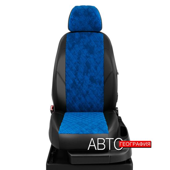 Чехлы на сиденья Renault Arkana (2019-наст. время) из алькантары "Ромб"