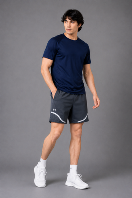 Шорты мужские Under Armour UA Vanish Woven 6in Grph Sts-GRY
