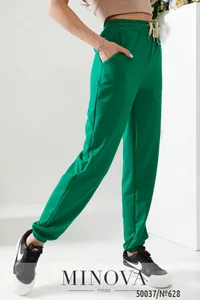 Брюки 628-зеленый Minova