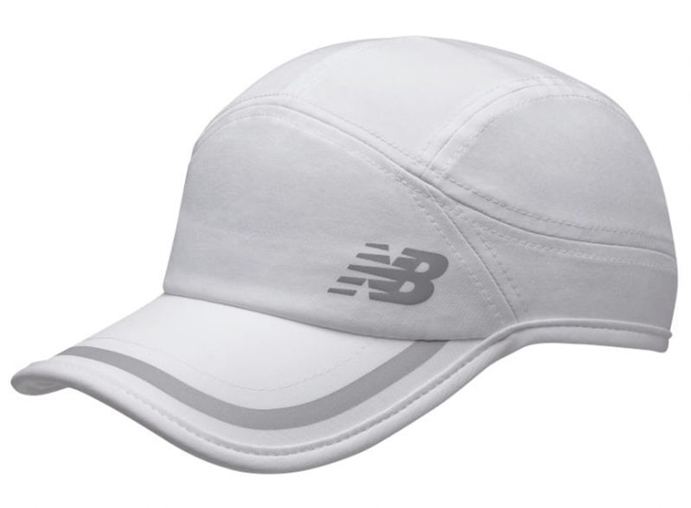 Теннисная кепка New Balance Impact Running Cap - white/silver