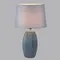 8122/1T COMFI LN25 000 синий, керамика/текстиль Настольная лампа E27 1*60W 220V LAPUNA