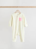 Комбинезон / Cлип для малышей Next E18-348, 3 шт., Светло-зеленый, Светло-желтый, Светло-фиолетовый