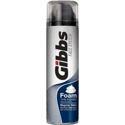GIBBS Пена для бритья, 200мл., REGULAR (для норм. кожи)
