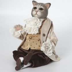 Кукла коллекционная Кот Клаус
