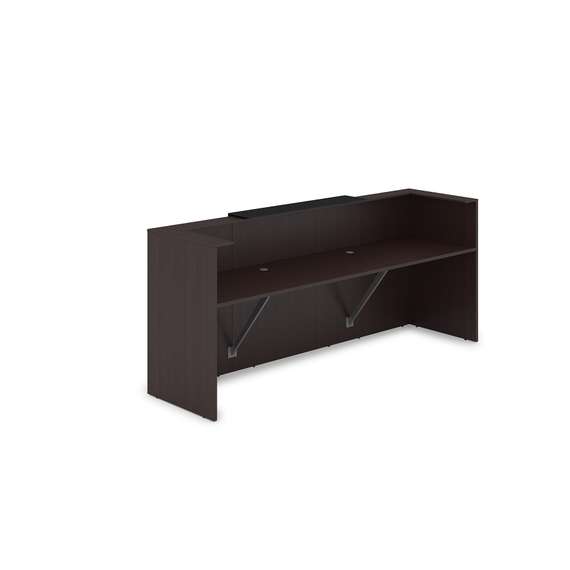 1КР-КЛ.201.1 Комплект Ресепшн с фартуком HPL (2654*749*1149) (с подсветкой)