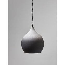 Светильник подвесной Sustainable collection, Ø33х38 см, черный/белый