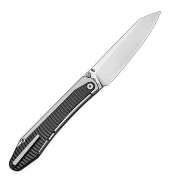 Нож Artisan Cutlery 1886G-GY Trust  с клинком из стали CPM S35VN, рукоять Титан/алюминий
