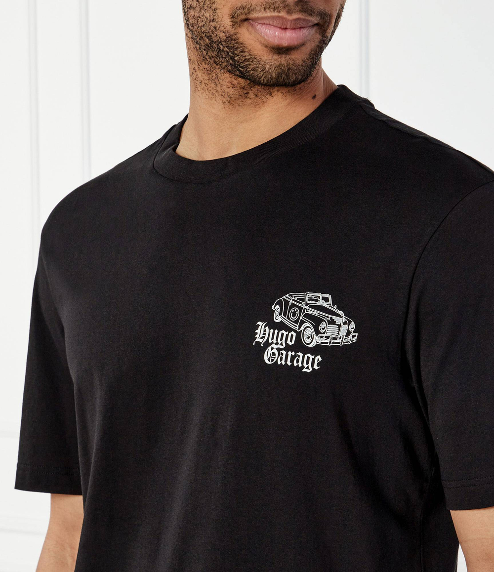 Футболка Natopu Hugo Blue - черный(50536104)