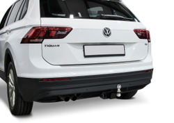 Фаркоп под квадрат c электрикой Smart для Volkswagen Tiguan II поколение 2016-2020 2020-н.в., шар E, 2000/75 кг, F.5111.002