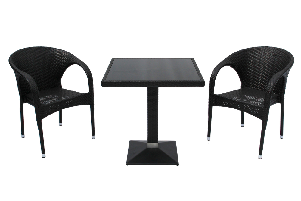 Набор мебели Мартин Мини арт.Y-290/T356C коричневый, (Стол Мартин/Амиго мини 3 уп.+ 2 стула Мартин) "Garden story"